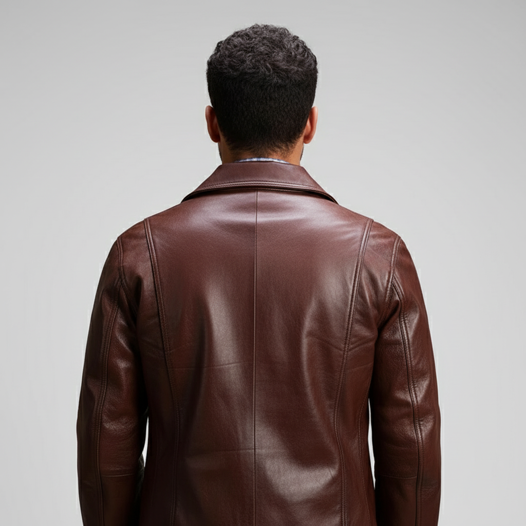 Vincent Alley Brown Leather Jacket
