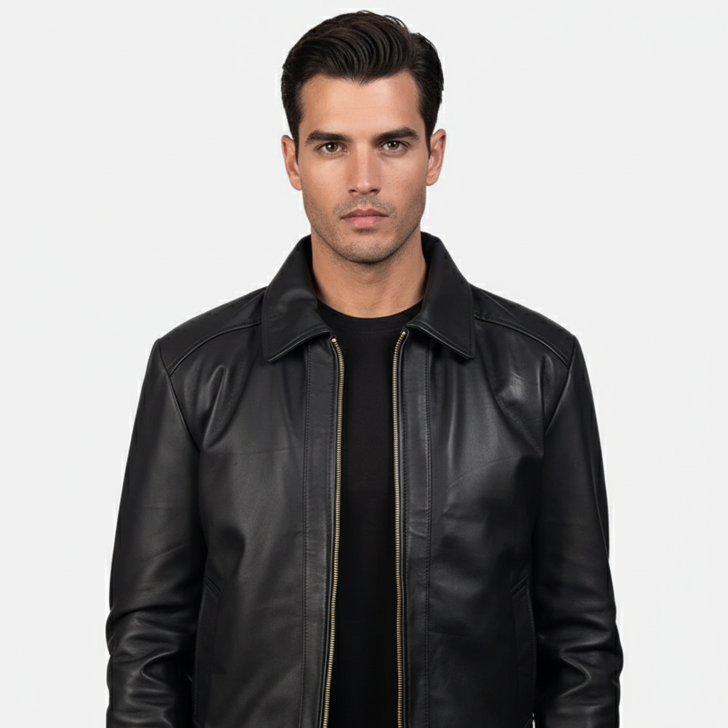 Inferno Black Leather Jacket