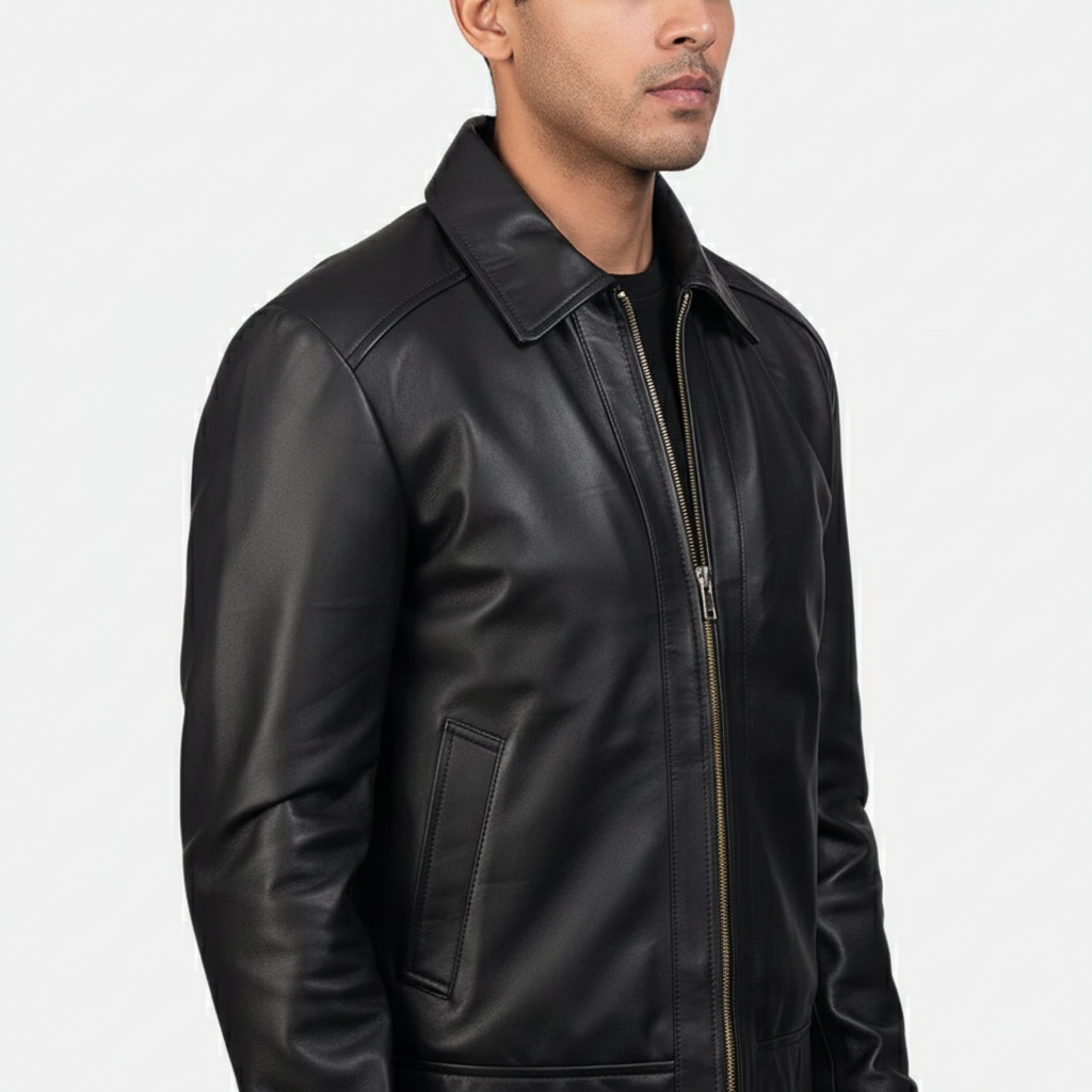Inferno Black Leather Jacket