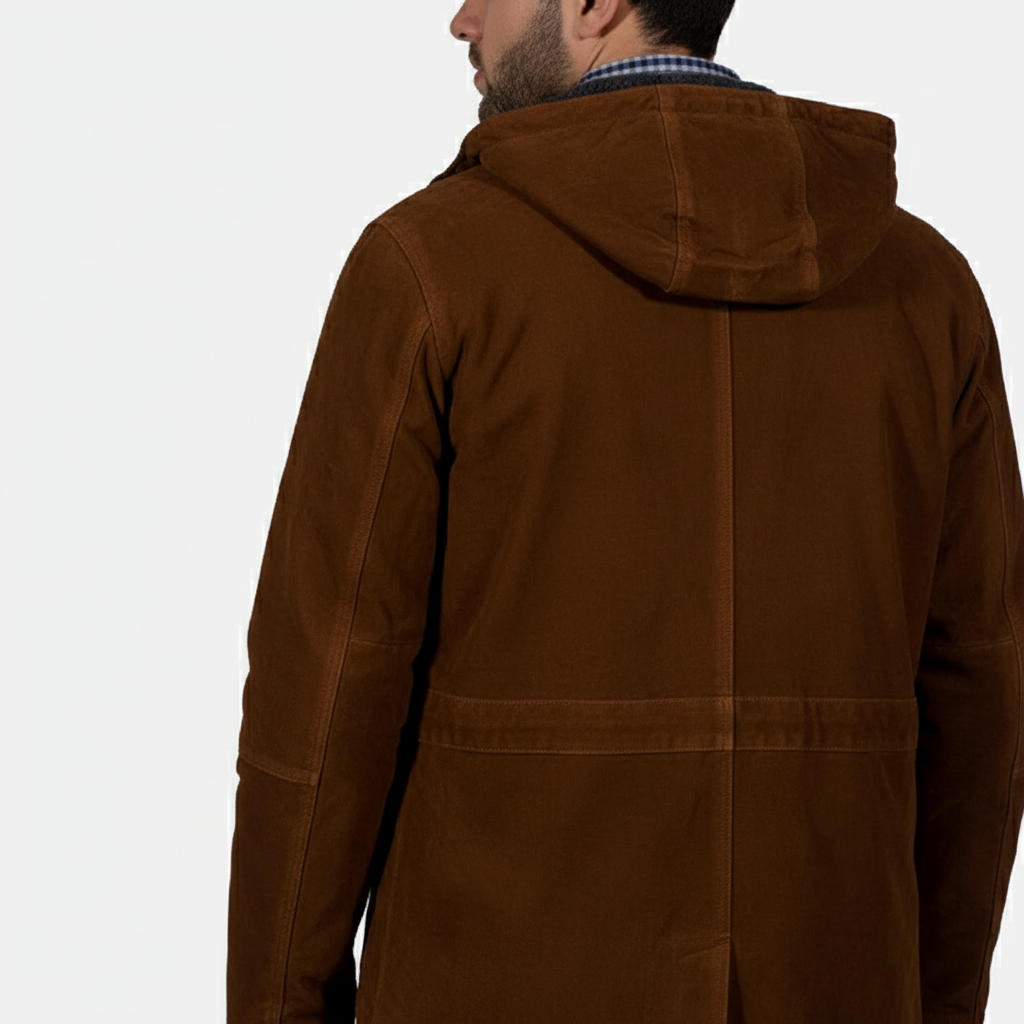 Sheriff Brown Suede Leather Jacket