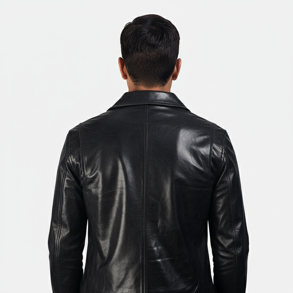 Mystical Black Leather Jacket